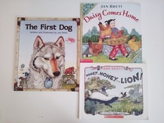 Lot of 15 Jan Brett & more kids picture story books The Hat Mitten Christmas etc