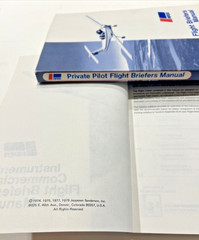 Piper INSTRUMENT COMMERCIAL Flight Briefers Manuals 1979 PB Illustrated JEPPESEN
