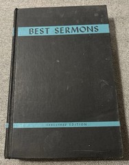 Best Sermons by Butler, G. Paul 1951-1952 New York Macmillan hardcover 348 Pages