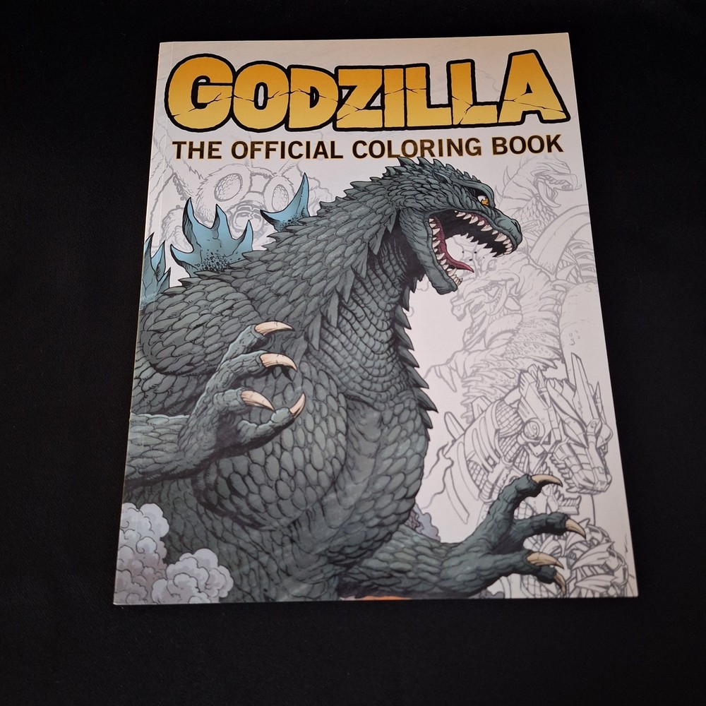 Godzilla: The Official Coloring Book Paperback Titan Books 62 Pictures 31 Pages