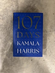 SIGNED Kamala Harris Autographed Book 107 Days (1st/1st, Hardcover, 2025)