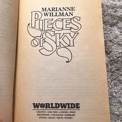 Pieces In The Sky Frontier Romance Paperback Book by Marianne Willman 1986