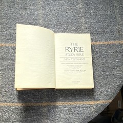Ryrie Study Bible New Testament NASB HC Charles C. Ryrie Moody Press