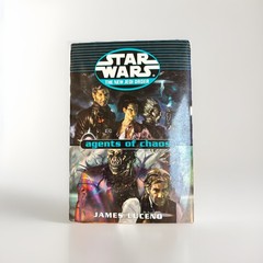 Star Wars New Jedi Order Agents of Chaos 1st SFBC Printing HC James Luceno 2000