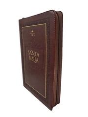 Biblia Letra Grande 11.5 Puntos Rv1960 con Cierre Marrón Elegante
