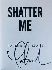SIGNED Shatter Me Tahereh Mafi COLLECTOR’S DELUXE LIMITED EDITION HC ~ Stenciled