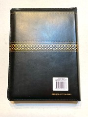 French Large Print Compact Bible, Zipper, Imitation Leather, Segond 1910, LT