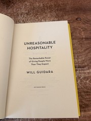 Unreasonable Hospitality by Will Guidara (Hardcover, 2022)