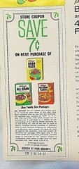 VINTAGE 1971 KELLOGG’S ALL-BRAN BRAN BUDS/ FLAKES COUPON $0.07 CENTS AND AD PAGE