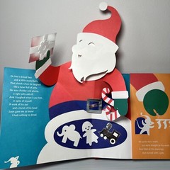 Set SIGNED Robert Sabuda Night Before Christmas Pop-up Book 1st Ed 2002 Pristine