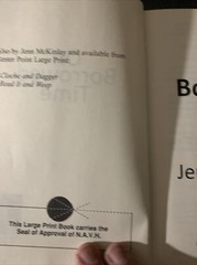 Jenn McKinlay On Borrowed Time Large Print Library Edition 2014