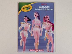 Crayola KPop Demon Hunters Coloring Book Anime Netflix Huntrix Saja Boys 64 Pg