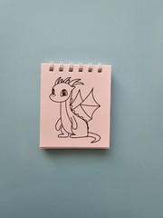 Dino and Dragons Mini Coloring Book for kids and Adults. Mini Coloring Books