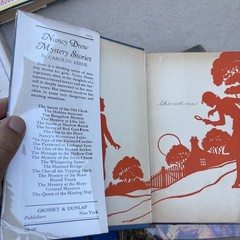 12 vintage Nancy Drew Mysteries (most with DJs) #1-6, 16, 26 + 1930s-1950s edit