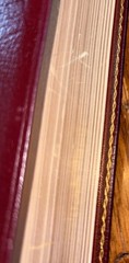 Oxford Scofield Study Bible Crimson Hand Grained Morocco Leather Red Letter 1945
