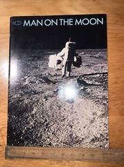 Man On The Moon Booklet Pictures in Color 53 Pages Vintage