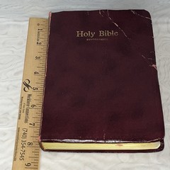 Holy Bible Concordance KJV Red Letter Edition 1973 Burgundy Word Aflame Press