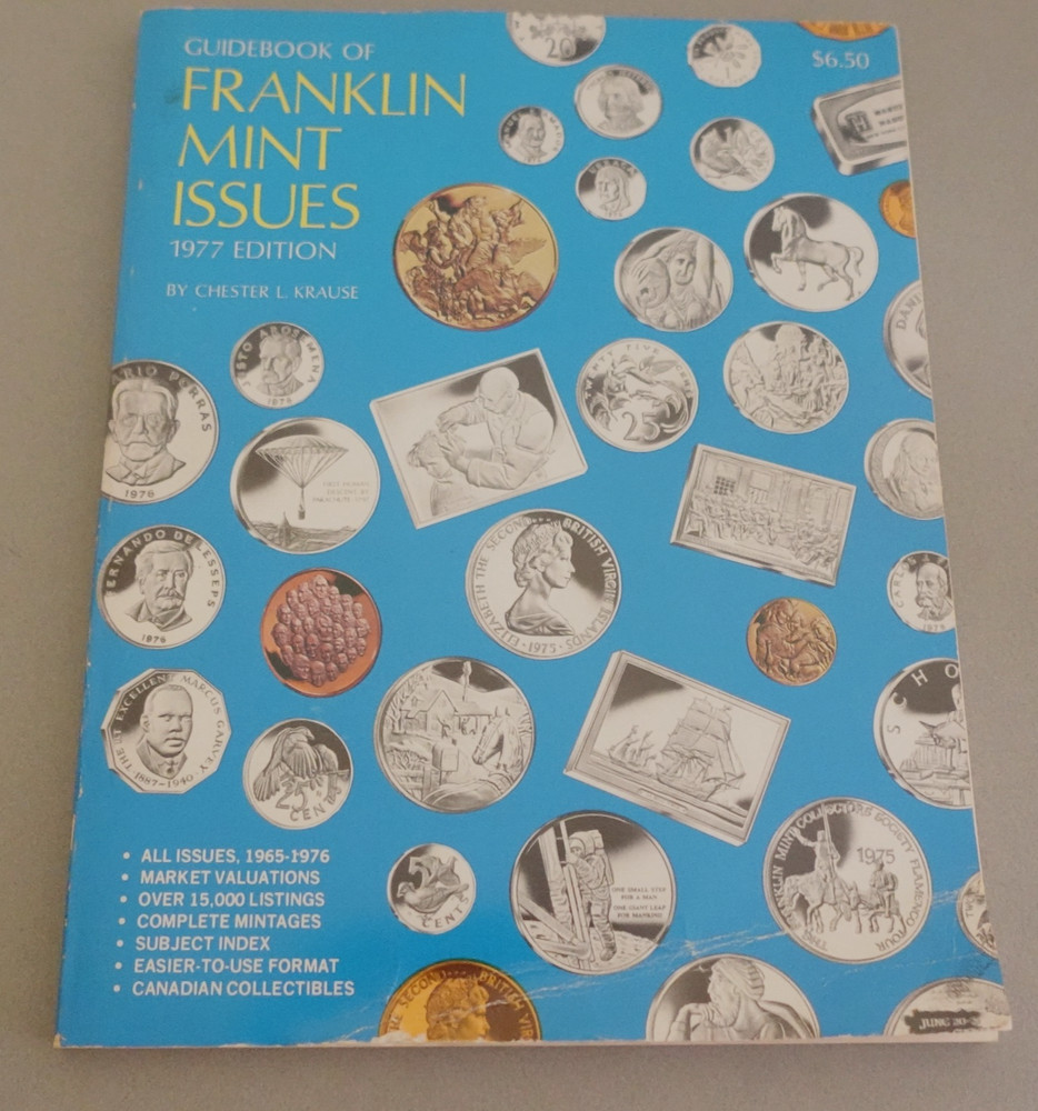 Guidebook of Franklin Mint Issues 1977 Edition Chester Krause Publication PB