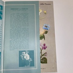 Vintage Easy Embroidery Ondori Paperback 84 Pages 1971 Florals, Animals, Crests