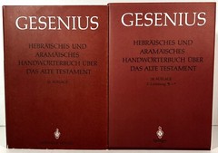 Set of 2 Gesenius by Meyer Rutersworden & Donner 1995 Hardcovers Verlag-Springer