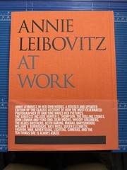 ANNIE LEIBOVITZ SIGNED At Work Hardcover Revised & Updated Edition autograph