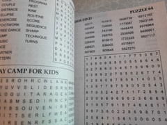 Kappa Word Seek Puzzles- Lot of 2-Extra Large & Blue Ribbon-For The Whole Family