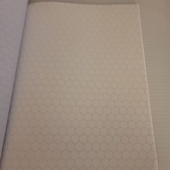 Organic Chemistry Hexagonal Graph Paper Notebook – 110 Pages Premium Blue Edi…