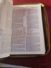 NIV Study Bible 1985 Blue Hardcover 1984