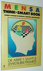 MENSA Think-Smart Book: Games Puzzles to Develop a Sharper, Quick – GOOD
