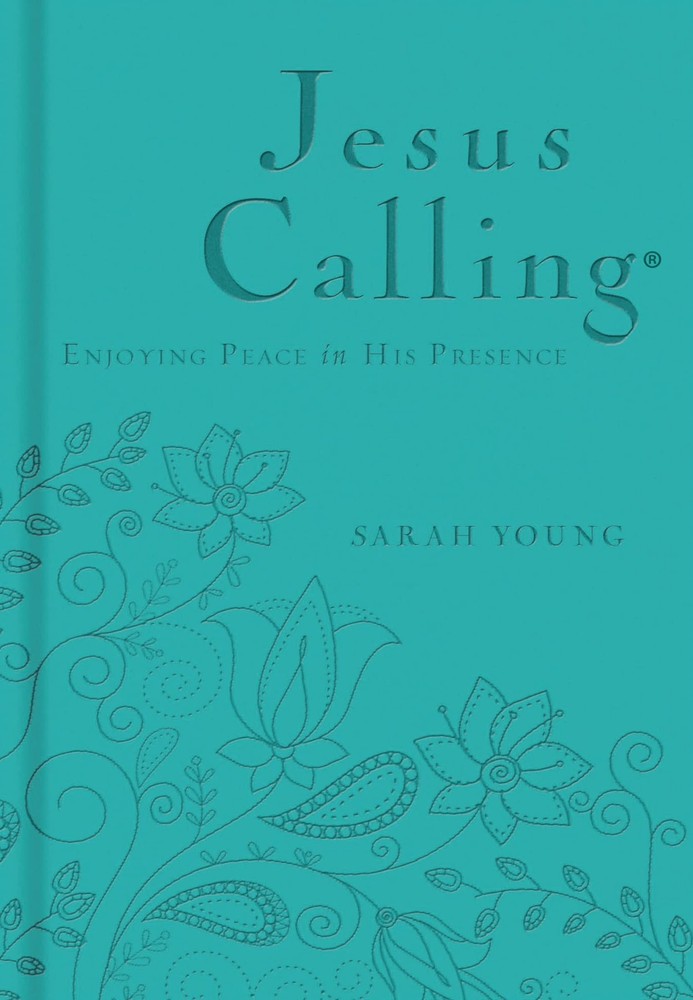 Jesus Calling, Teal Leathersoft, with Scripture References: Enjoying Peace i…