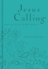 Jesus Calling, Teal Leathersoft, with Scripture References: Enjoying Peace i…