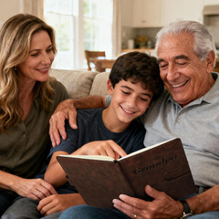 Grandpa I Want to Know Your Life Story Leather Journal (Hardcover): a Grandpa’S