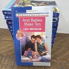 Harlequin American Romance Lot Of 10 Vintage Paperback Books 1990s-2000s