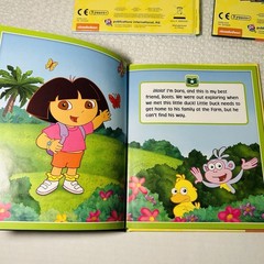 Me Reader „Dora The Explorer” Story Reader Tablet w/ Complete 8 Book Set