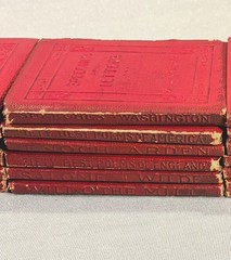 Antique Little Leather Library Miniature Books – Choose Your Title – Red Series