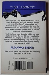 Harlequin/Silhouette Here Come the Grooms Romance Novels – 6 Runaway Brides