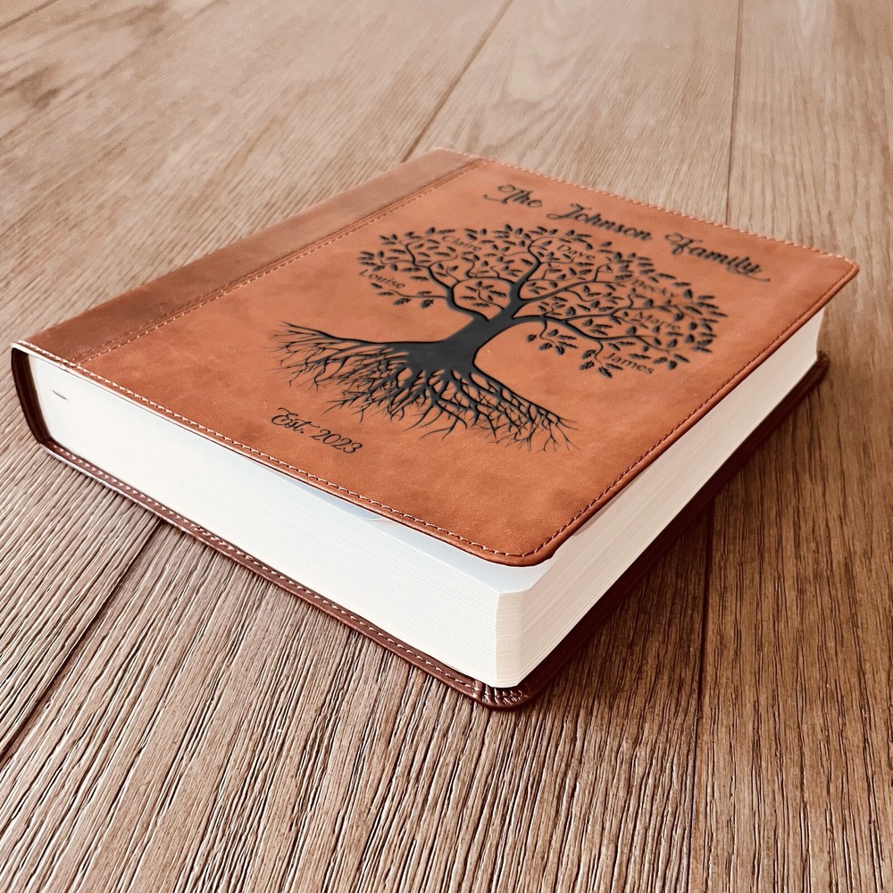 Personalized Family Bible | Custom ESV Family Tree Study Bible | Wedding Gifts