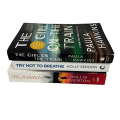 Lot/3 Fiction Thrillers/Suspense Paula Hawkins/Holly Seddon/Hollie Overton