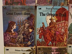 Lot Of 9 Vintage Moby Books Illustrated Classic Editions Mini Paperbacks