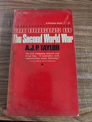 The Origins Of The Second World War – A.J.P. Taylor (1963, Paperback)