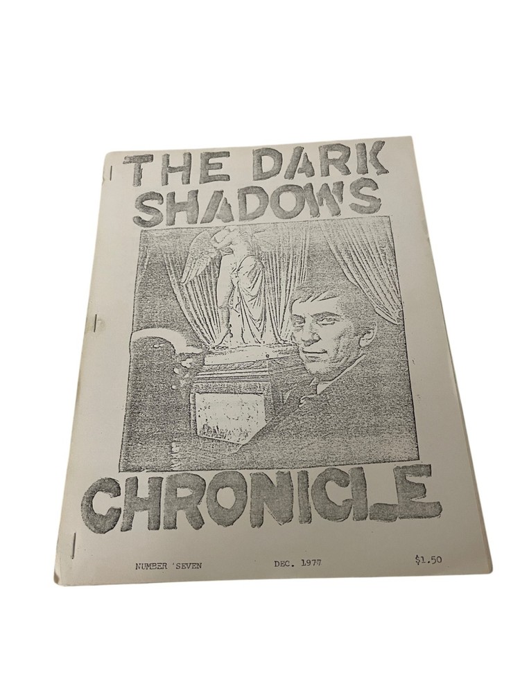 VTG The Dark Shadows Chronicle No. 7 Dec 1977 Gothic Horror Collectible Fanzine