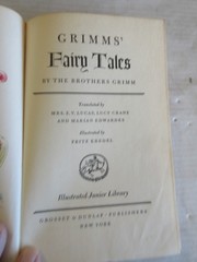 GRIMM’S FAIRY TALES BY THE BROTHERS GRIMM 1945
