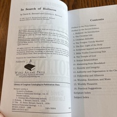 In Search Of Holiness Vol 3 By David K. Bernard & Loretta A. Bernard PB