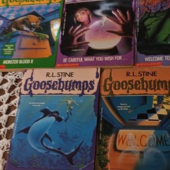 R.L. Stine Goosebumps Lot of 7 Paperback Horror Kids Novels Monsters Ghosts 1994