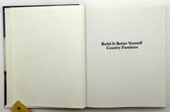 Build-It-Better-Yourself Country Furniture – Hardcover HC Family Handyman 1987