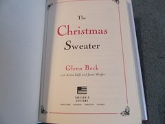 Glenn Beck Christmas Sweater SIGNED HC DJ humor radio TV host autographed