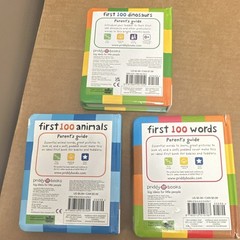 Priddy Books First 100 Ser. Dinosaurs Animals Words Board Book Roger Priddy