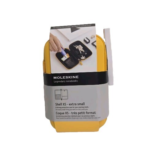 Moleskine Shell Case, Extra Small, Orange Yellow (2.75 x 4.25 x 1.5) [Gift/Card]