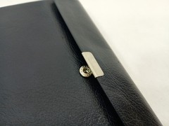 NIV Trimline Bible 1984 Zondervan Blue Bonded Leather Snap Flap Red Letters
