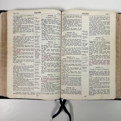 1945 Scofield Reference Bible KJV Oxford Hand Grained Morocco Leather USA Vtg